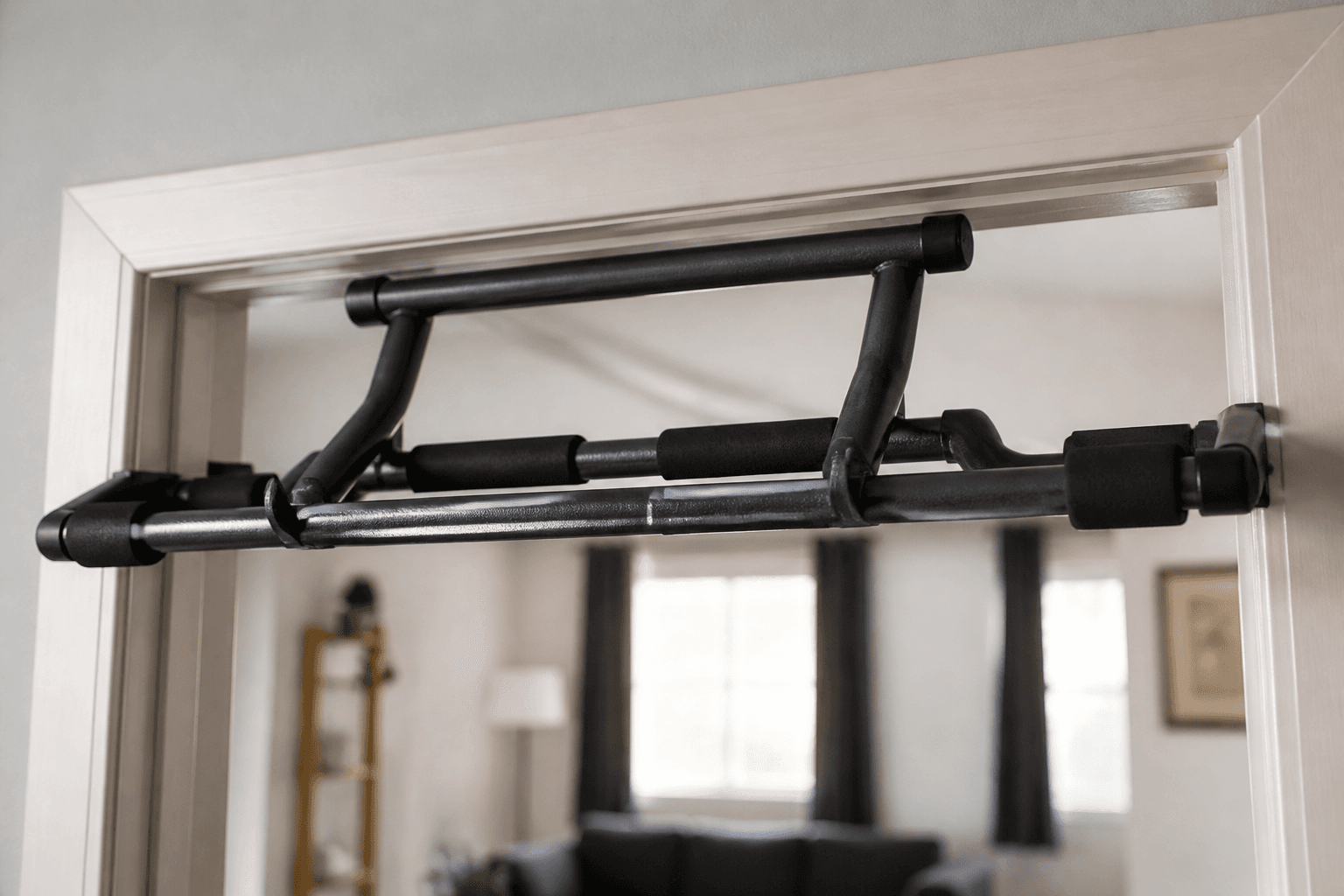 Steel multi-grip bar — Product close-up